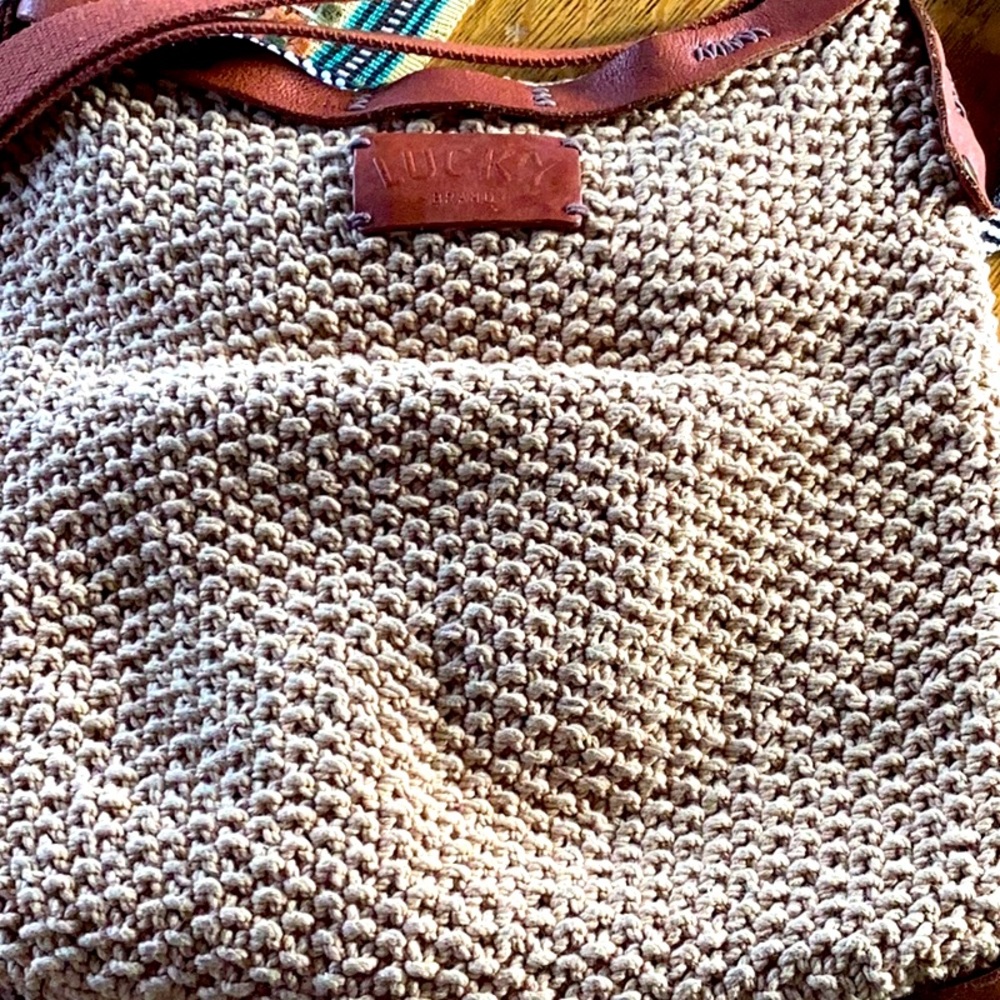 Lucky Brand summer shoulder bag.